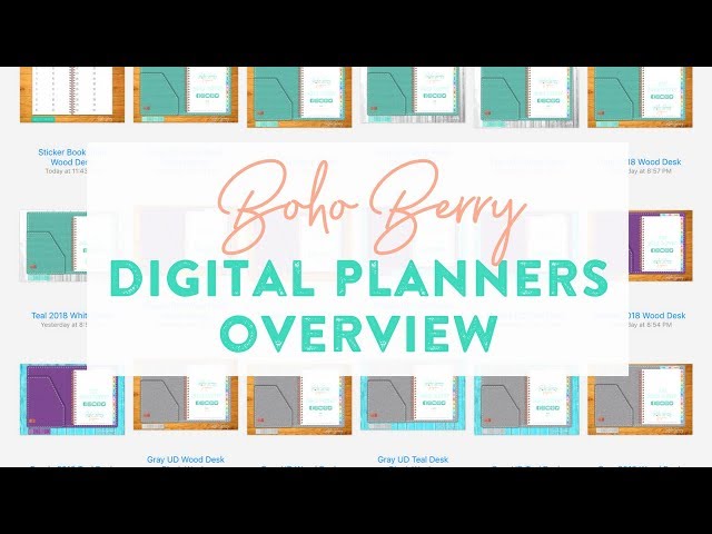 Boho Berry Digital Planner Overview - Which one is right for you?