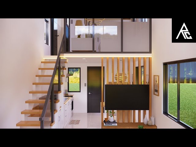 Aesthetic and Jaw-Dropping Loft-Type Tiny House Design Idea (3.5x7.0 Meters Only)