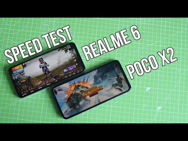 Realme 6 vs POCO X2 Speed Test Comparison, PUBG Gaming Comparison - Helio G90T vs Snapdragon 730G