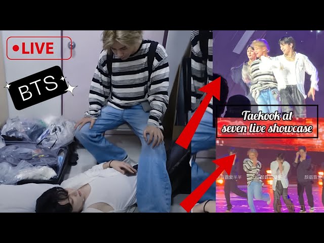 TAEKOOK AT SEVEN LIVE SHOWCASE ( A NEW TK MOMENT)JUNGKOOK MUSIC SHOW PROMOTION SKETCH SKETCH