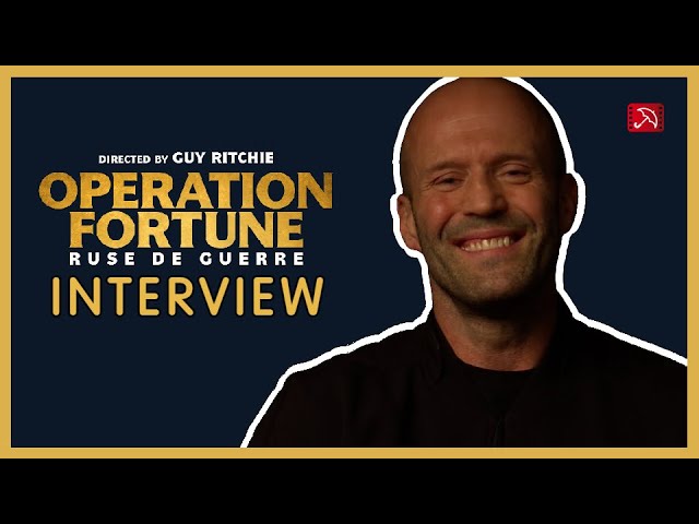 Jason Statham: "Guy Ritchie got me out of the streets!" *OPERATION FORTUNE Interview*