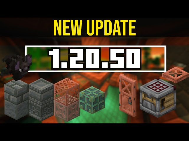 MCPE 1.20.50 Full Release - Experimental 1.21 part 1, NEW bat Design & everything changes