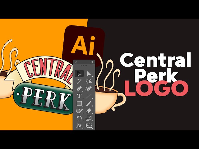 How to Draw the Central Perk Logo in Illustrator