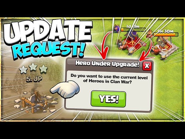 This Change Would Make Us Play More! My Update Wish List Item in Clash of Clans