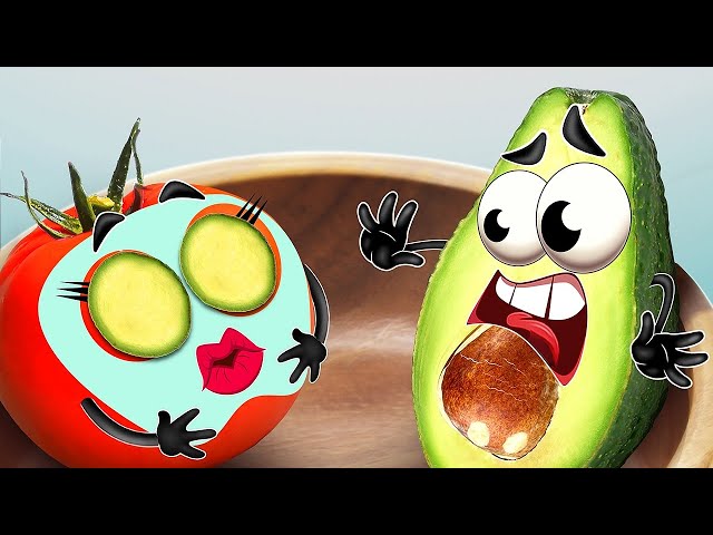 How cute !! Melt your Heart !! Funny TikTok Animation 😸😻 Funniest  Videos with the Talking Food