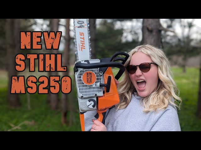 How to: Start a Stihl MS250 Chainsaw