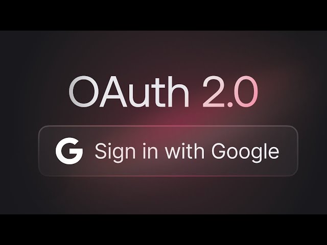 Setup Google OAuth sign in 6 minutes