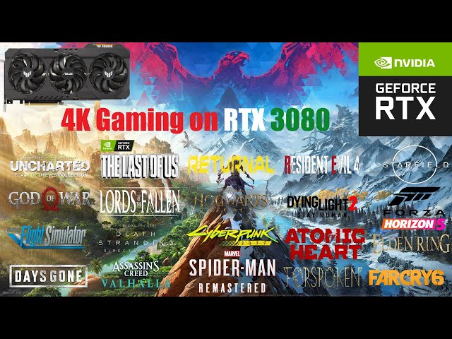 4K Gaming on RTX 3080 in 2024 - Test in 39 Games