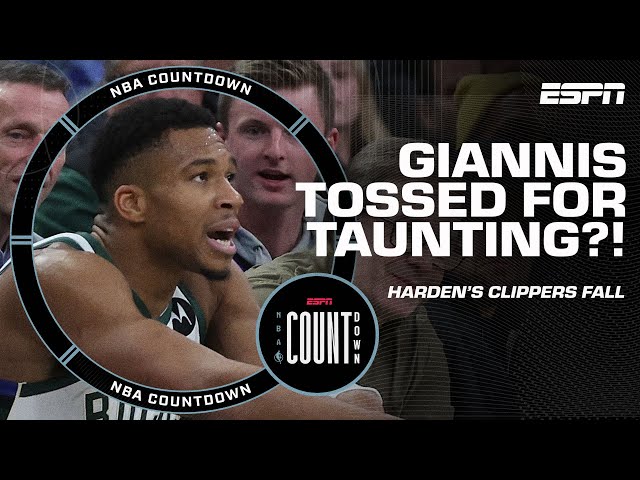 Giannis EJECTED‼ 'THIS IS HORRIBLE! You can't eject a superstar for that!' - Perk | NBA Countdown