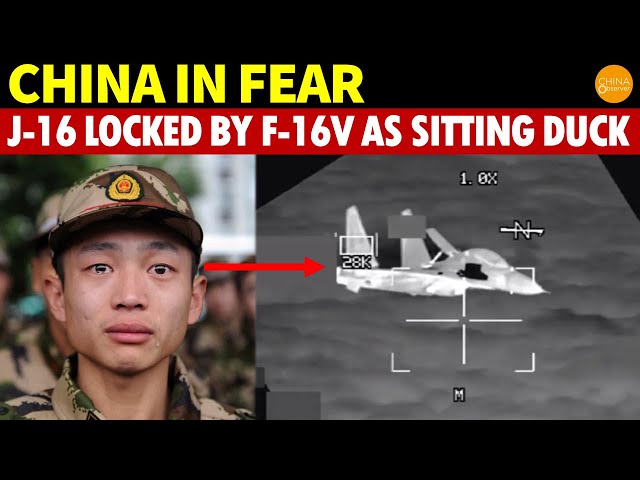 China in Fear! PLA’s J-16 and H-6 Targeted by Taiwan’s F-16V and Hornets, Ready to Be Taken Out