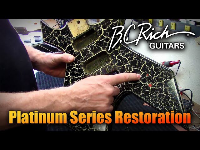 Crackle B.C. Rich Platinum Series Restoration.