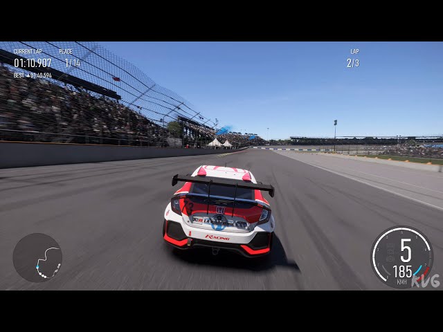 Forza Motorsport - Honda #73 LA Honda World Racing Civic 2020 - Gameplay (XSX UHD) [4K60FPS]