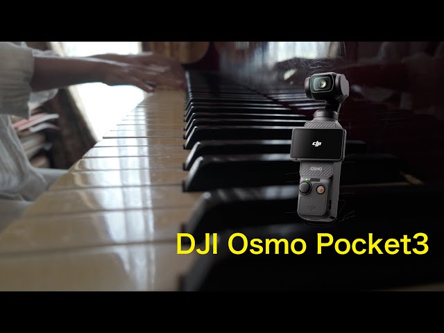 [DJI Osmo Pocket 3] Pocket3 vs DJI Mic2 piano recording comparison
