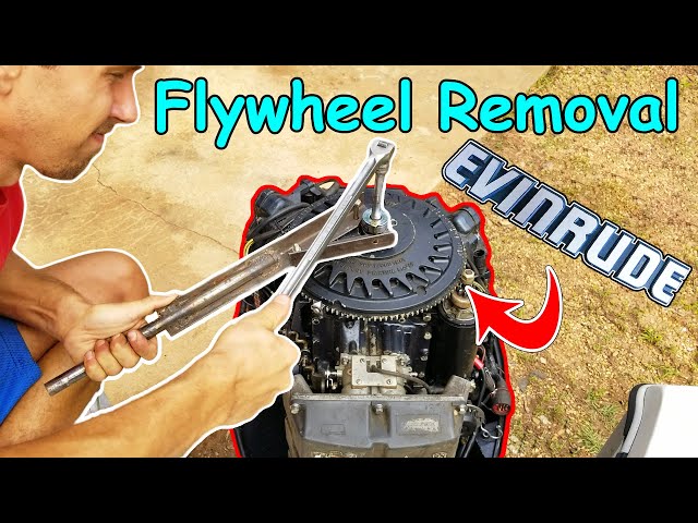 Evinrude Outboard Flywheel Removal and Installation