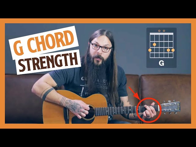 FUN G Chord Strength Exercise [beginner guitar lesson]