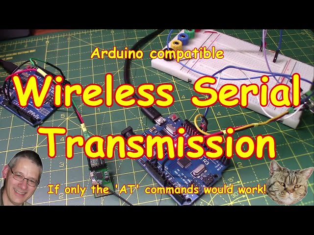 #257 Wireless Serial Comms⚡for your Arduino (or other μController)