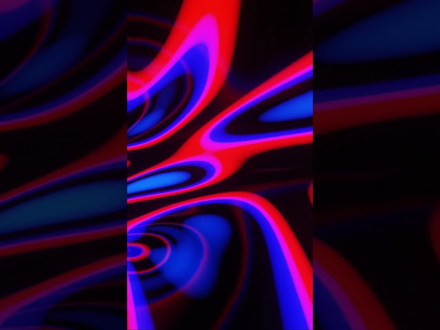 #abstract #background Video 4k VJ #loop NEON Red Blue Metallic Calming Screensaver #visual  #asmr