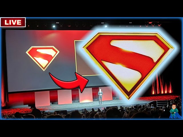 OFFICIAL SUPERMAN Movie LOGO and CinemaCon - Film Junkee Live