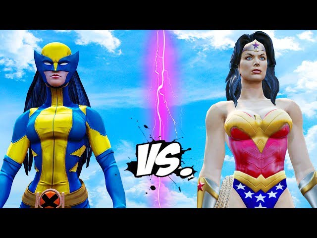 WONDER WOMAN vs X-23 (Wolverine) - Epic Battle