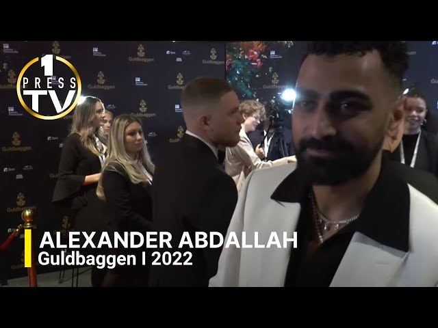 Exclusive interview with Alexander Abdallah at Swedish film awards!