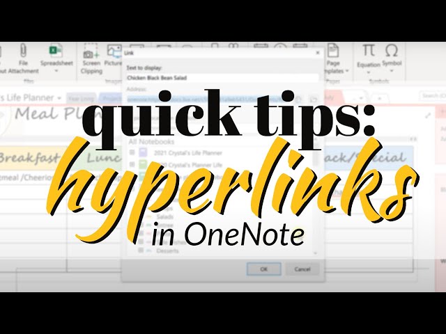 Quick Tip Tuesday:  Adding Links to OneNote Notebooks