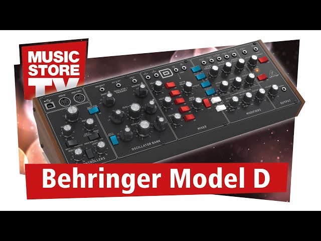 Behringer Model D Analoger Synthesizer Test und Demo
