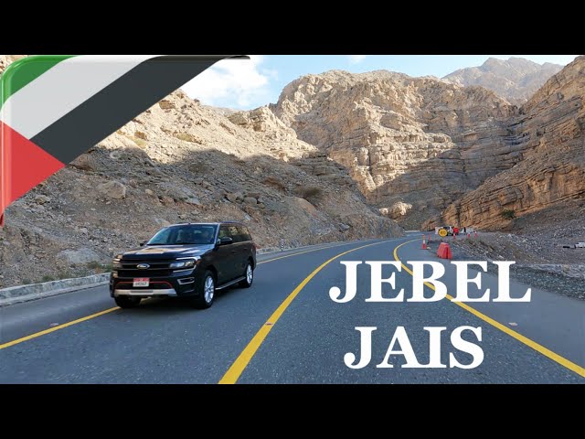 DRIVING in JEBEL JAIS, Hajar Mountains,  Ras Al Khaimahi, UNITED ARAB EMIRATES I 4K 60fps