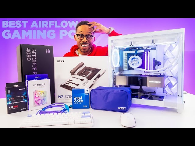 Step by Step PC Build NZXT H6 Flow RGB i7 14700K RTX 4080 Gaming Beast
