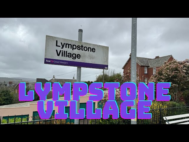 Exploring Lympstone Village Railway Station  in 70mph winds