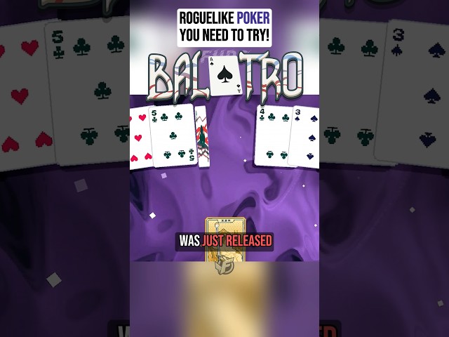 BALATRO combines Roguelike DECKBUILDER with INTENSE POKER Action! 🎰🃏Must Play!