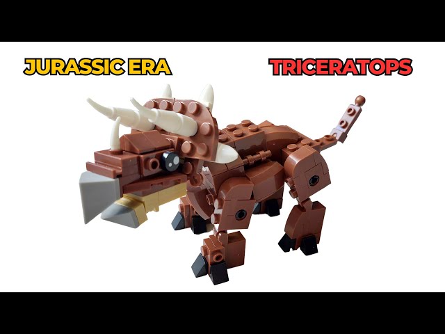 NON LEGO Jurassic World Triceratops LEGO Speed Build GF Blocks