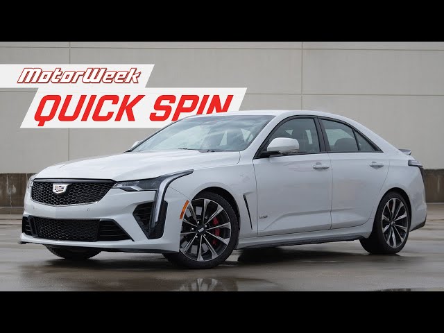 2022 Cadillac CT4-V Blackwing | MotorWeek Quick Spin