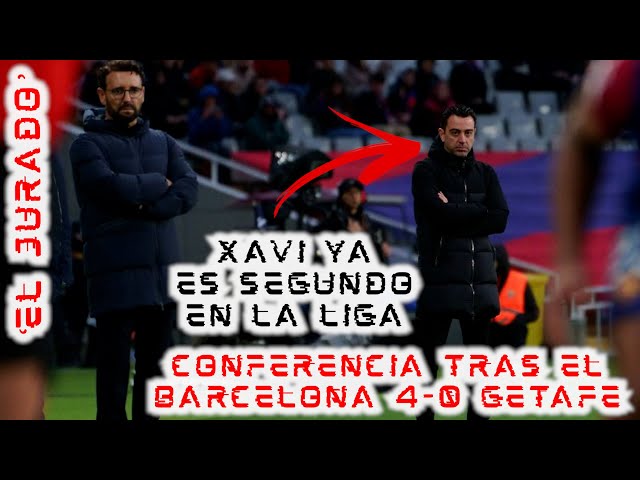 🚨¡#ELJURADO DE CONFERENCIA!🚨 Evaluamos qué dijo XAVI tras el #BARCELONA 4-0 #GETAFE 💥