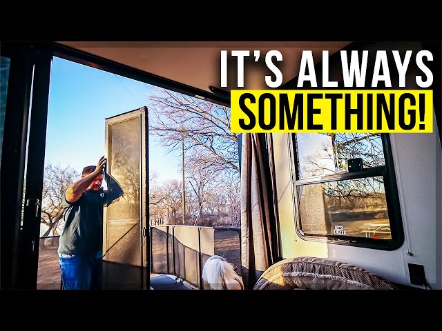 FIXING Our RV Home in Texas (It's INEVITABLE with RV Life!)