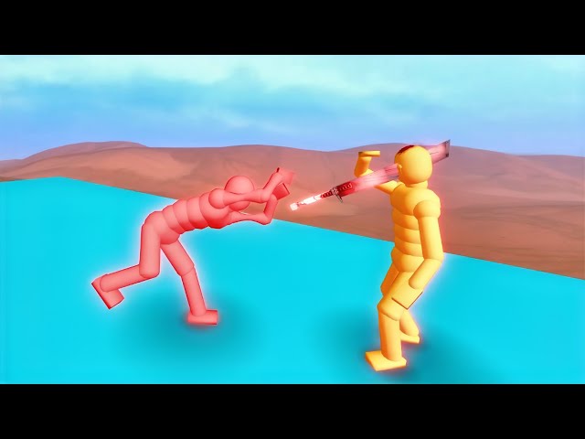 Dynamic NPCs Fight in a Battle Royale! with active ragdoll physics #2
