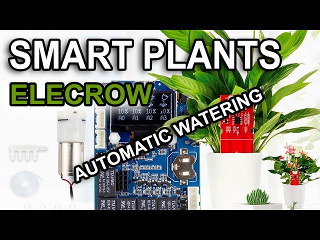 Arduino Smart Plant Watering Kit with A 3D Printed Box | ELECROW