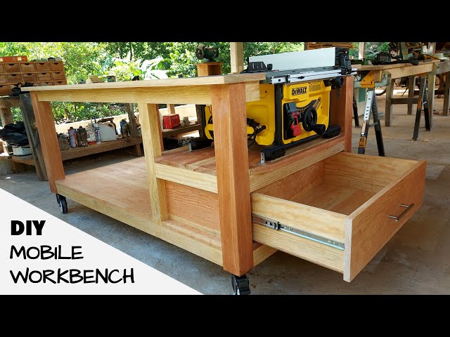 How to Make a Workbench with Built in Table Saw (Dewalt DWE7485)