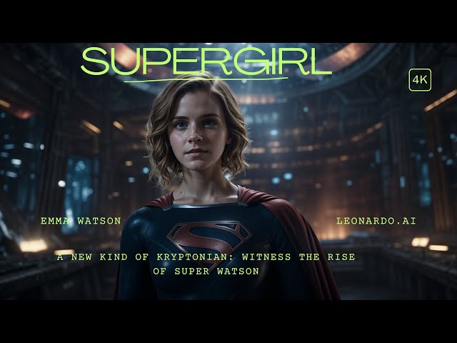 Latest Supergirl 2024 Ai Trailer - Emma Watson Ai Movie Trailer Latest Epic Action Trailer DC Comics