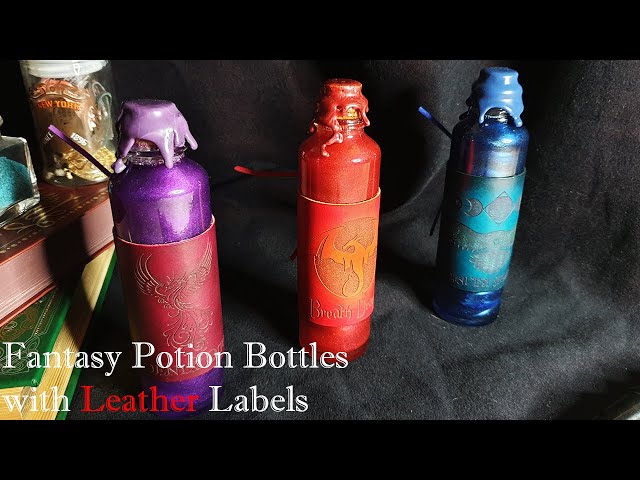 DIY Magic Potions with Leather Labels