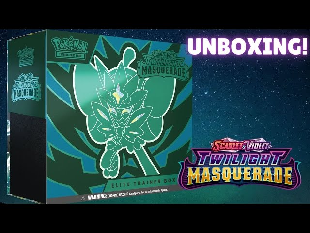 NEW! Pokemon Twilight Masquerade ETB Unboxing! Lots of HITS! #gifted