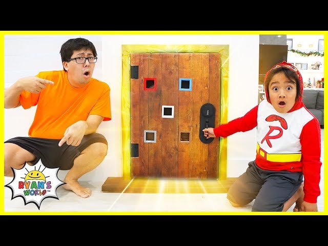 Ryan and the Secret Door in the house Story