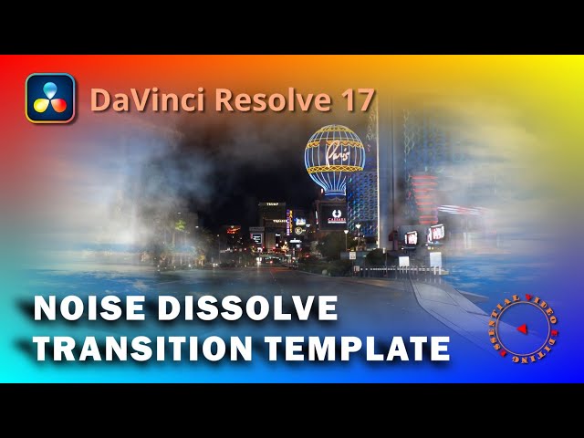 Create and Reuse A Fusion Custom Fast Noise Transition Template in DaVinci Resolve 17
