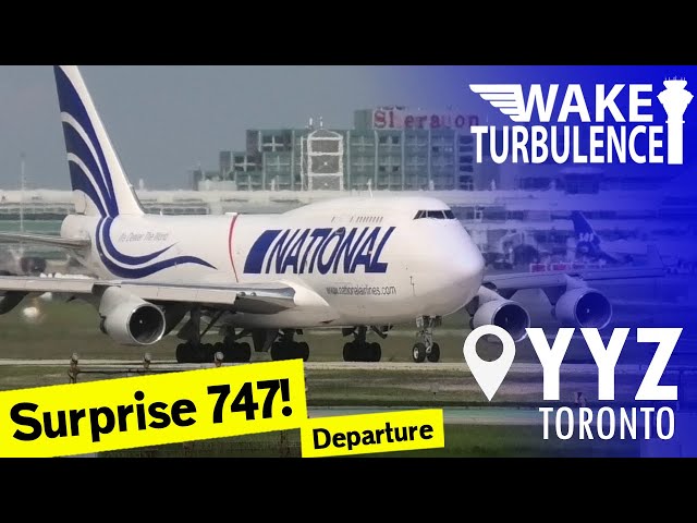 National Boeing 747-400F Departs YYZ to California!