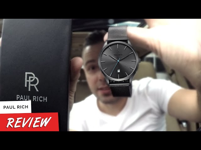 PAUL RICH Hampton Grey Mesh Watch Unboxing & Review - $100 Watch that looks like $1000??!