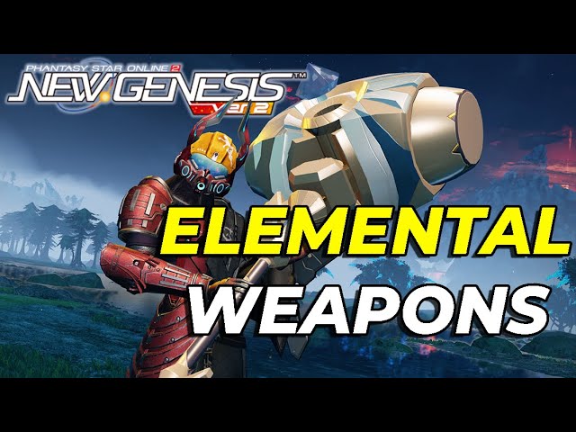 [PSO2:NGS] Discover the Hidden Secrets of Elemental Weapons