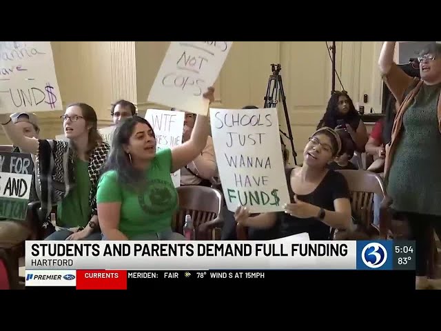 Hartford parents speak out over layoffs and budget cuts