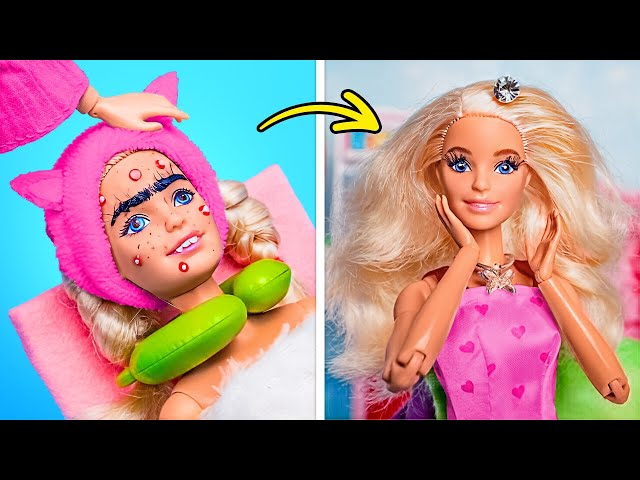 From Nerd To Pretty Doll || Beauty Salon For Dolls