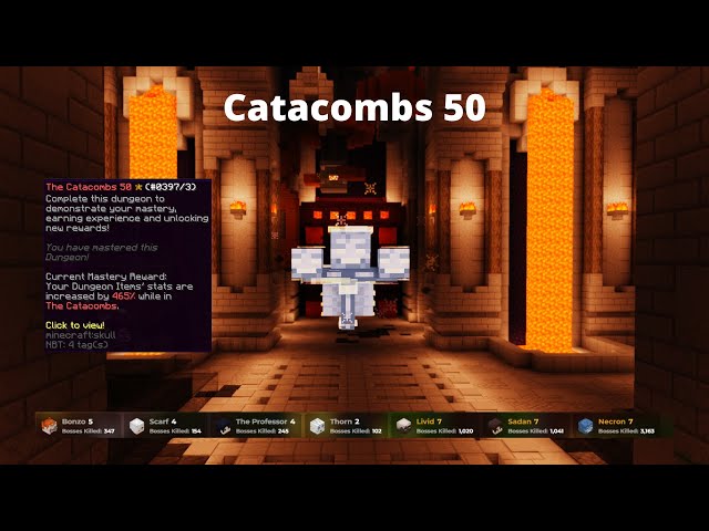 CATACOMBS 50 AQUIRED!!!!! | Hypixel Skyblock