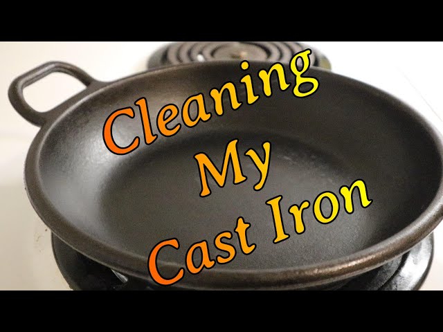 Cleaning My Cast Iron