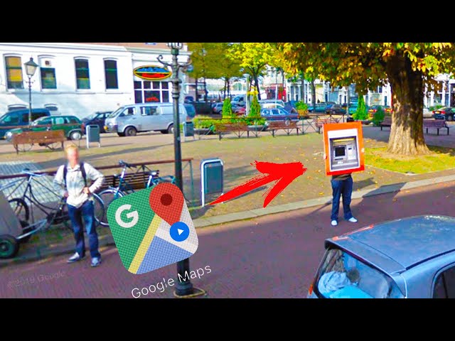 Human ATM spotted on Google Maps in the Netherlands